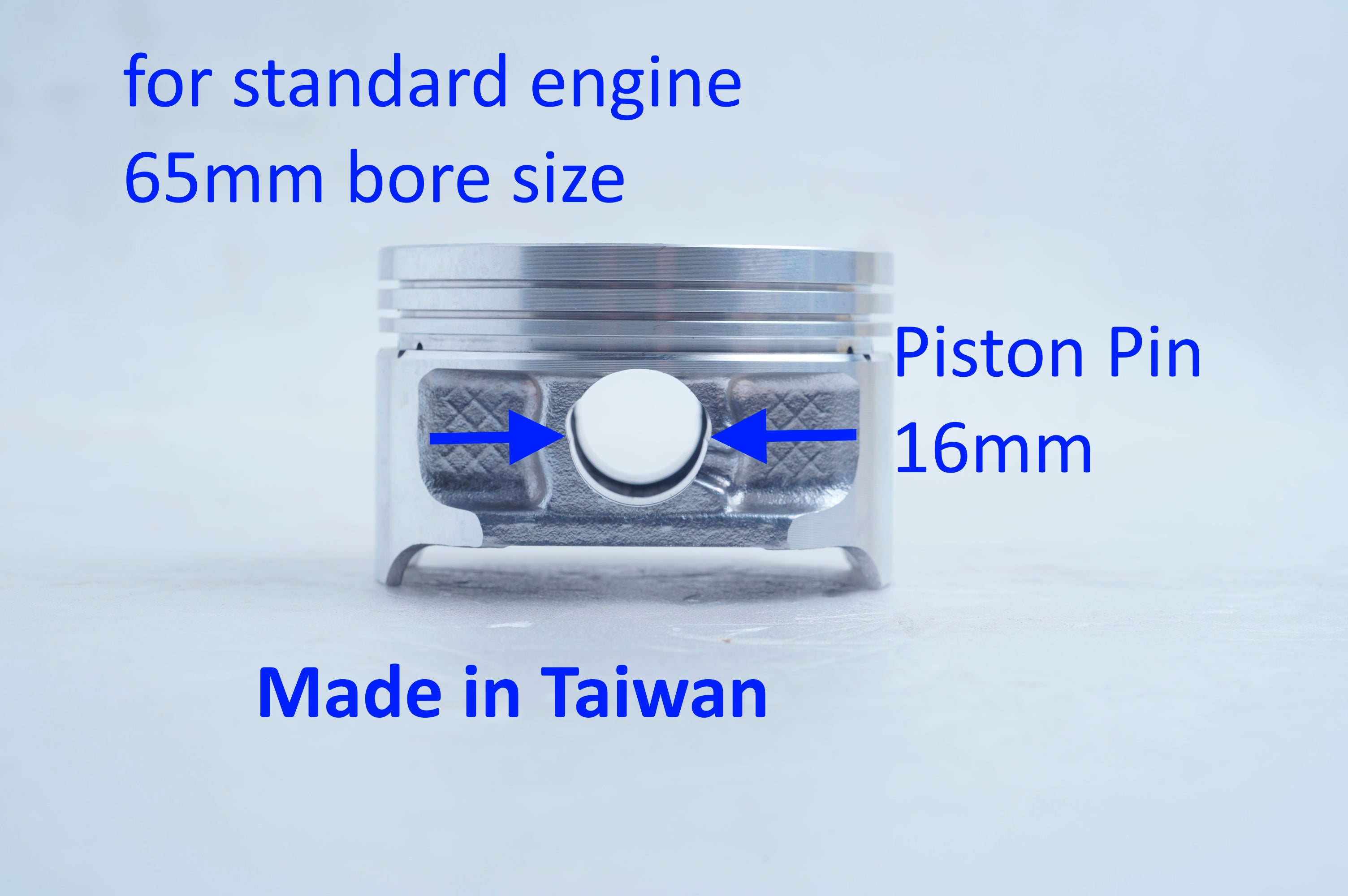 OEM piston kit 65mm for Polaris Phoenix 200 2005-2025 Sawtooth 200 2006-2007 Aeon Cobra 220 Alpha Sports Cobra TX 200