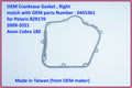 OEM Carnkcase Gasket RIGHT for Polaris RZR 170 Aeon Cobra 180 2009-2021
