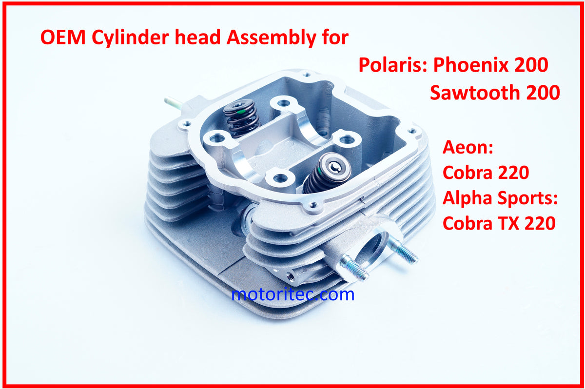 OEM Cylinder head Asselbly Polaris Phoenix 200 & Aeon Cobra 220 0454847 TW