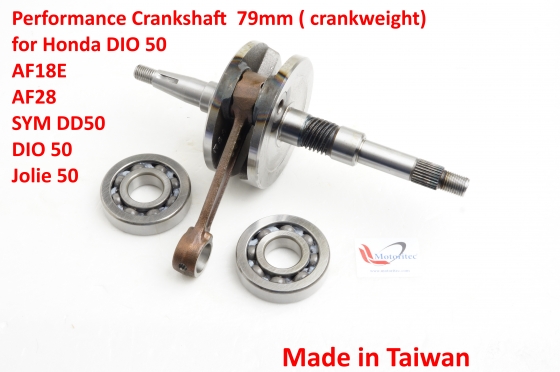 52mm stroker Cranks for HONDA DIO 50,KYMCO SYM DD50 Jolie 50 for  AF18E, AF27, AF28 engine code