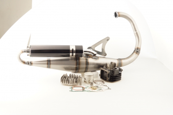 Performance cylinder 70cc + exhaust for Yamaha 50cc  BWS 50 MK1  CW50 vertical type engine